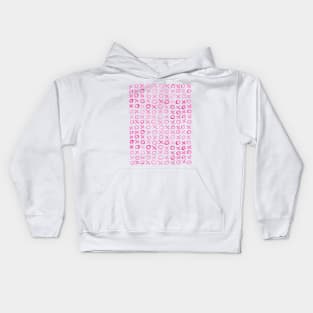 Xoxo valentine's day - pink Kids Hoodie